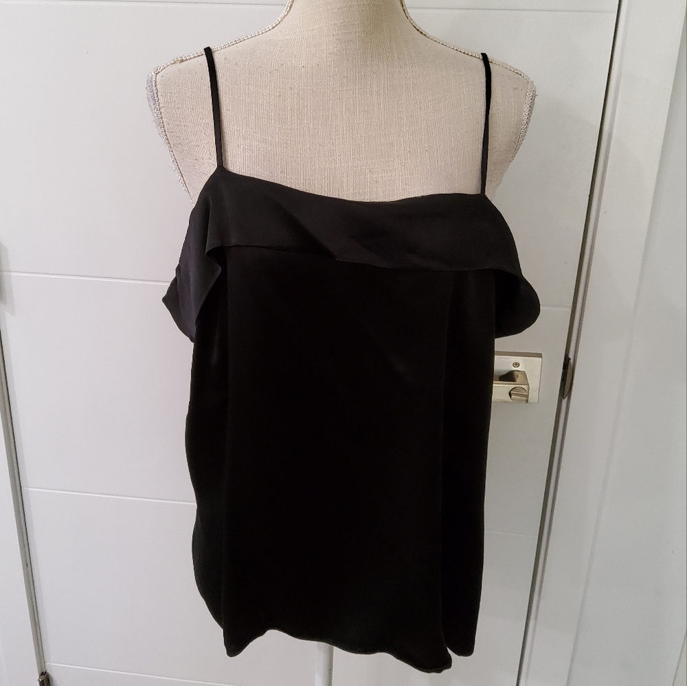 Reformation Off-the-Shoulder Satin Top Size XL